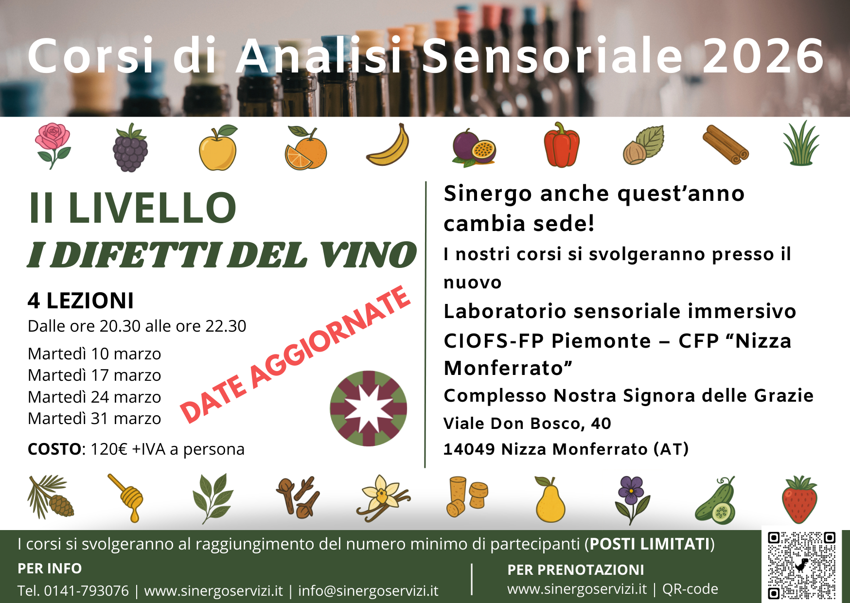 Immagine per iscrizione CORSO DI II LIVELLO - DIFETTI DEL VINO