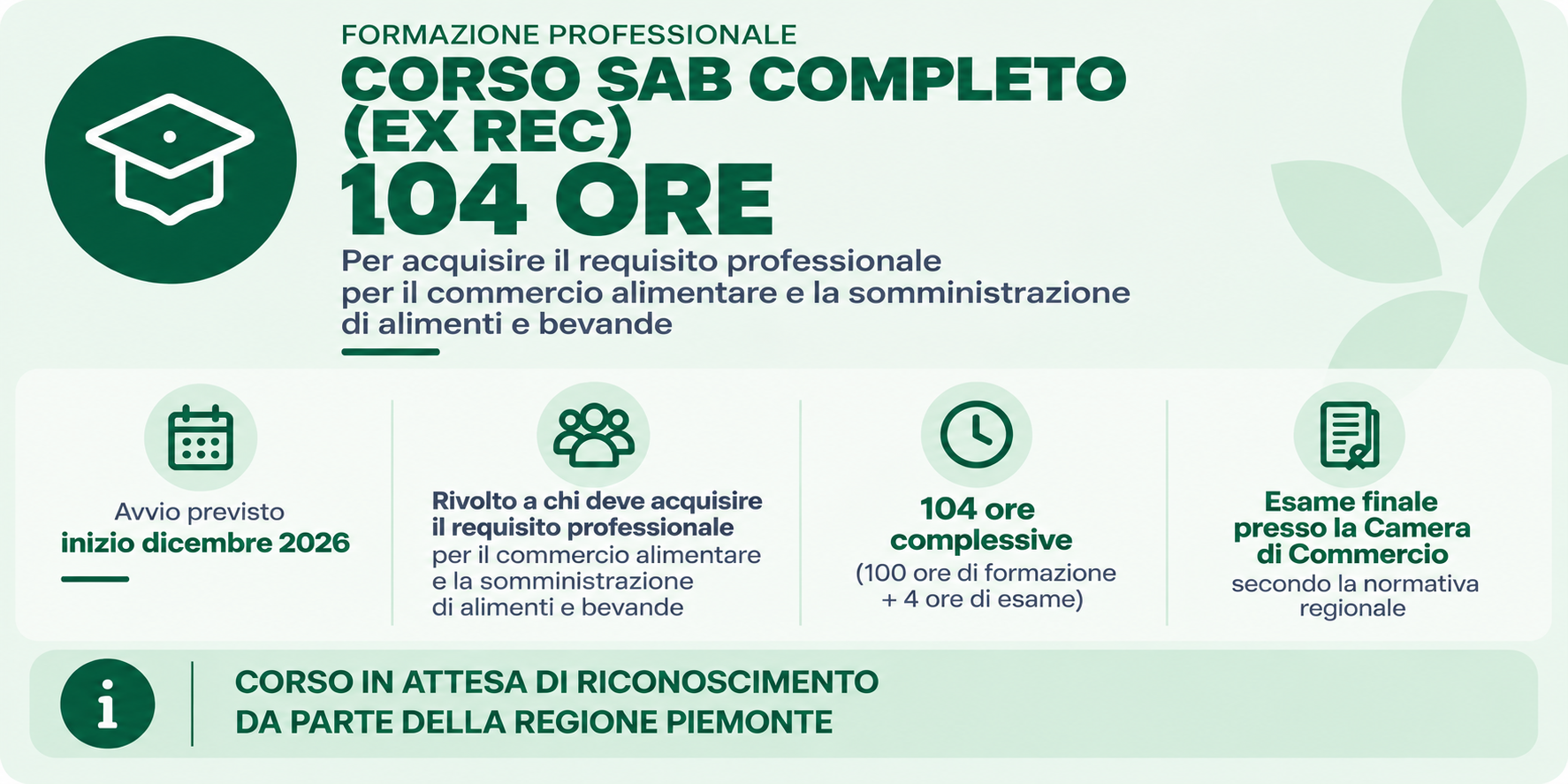 Banner di invito corso aziendale