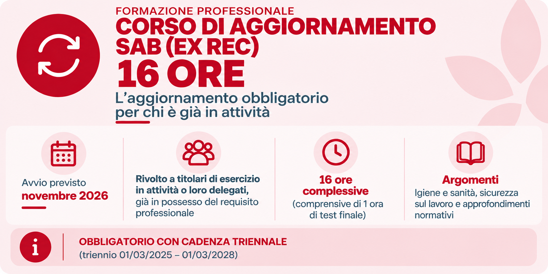 Banner di invito corso aziendale
